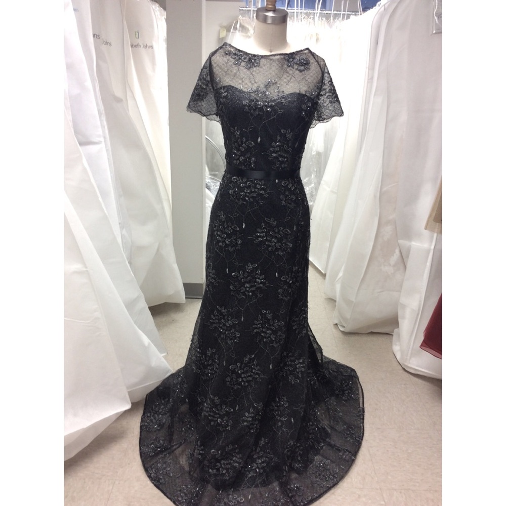 Liancarlo Gunmetal Evening Gown